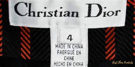 where is dior manufactured